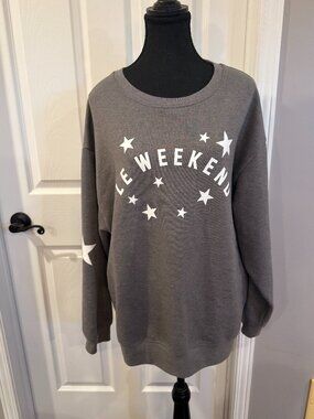 South Parade Le Weekend Graphic Sweatshirt Size S Oversized